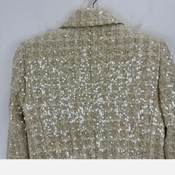 NEW Gianni Bini Sequin Tweed Jacket and skirt matching set - Picture 13 of 13